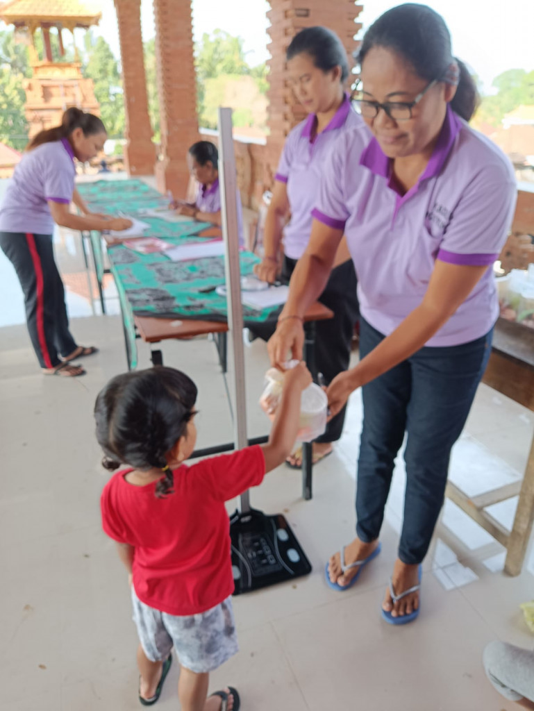 Pelaksanaan Posyandu Balita Banjar Dangin Bingin - 09 April 2024